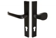 Klamki - Pochwyt-klamka FAM 14726 85/240/32 czarna lewa (2 śruby) - miniaturka - grafika 1