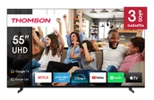 Telewizory - Thomson 55UG4S14 139,7 cm (55") 4K Ultra HD Smart TV Wi-Fi Czarny - miniaturka - grafika 1