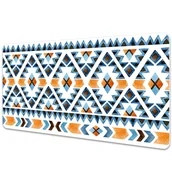 Podkładki na biurko - Ochronna mata na biurko Etniczne motywy 90x45 cm - miniaturka - grafika 1