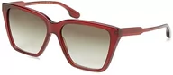 Akcesoria i dodatki do ubrań dla dzieci - Victoria Beckham Unisex vb655s okulary przeciwsłoneczne, 610 czerwone, 58, 610 czerwony, 58 - miniaturka - grafika 1