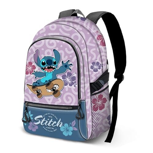 Disney Lilo and Stitch Skate-FAN Fight plecak 2.2, liliowy, 31 x 44 cm, pojemność 24 l, Liliowy Lilo i Stitch, Jeden rozmiar, Plecak FAN Fight 2.2