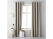 Zasłony - Room99 Zasłona ROOM99 Aura Beige, 140x250 cm - miniaturka - grafika 1