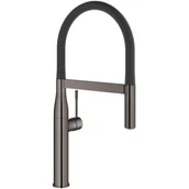 Baterie kuchenne - Grohe Essence Bateria kuchenna wysoka z wyciąganą wylewką DN 15 hard graphite 30294A00 - miniaturka - grafika 1
