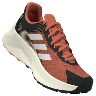 Damskie buty do biegania Adidas Terrex Soulstride Flow W Rozmiar butów (UE): 40 / Kolor: czarny/czerwony - Buty trekkingowe damskie - miniaturka - grafika 1