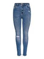 Spodnie damskie - ONLY Dżinsy damskie Skinny Fit ONLMila Life HW Ankle, niebieski (medium blue denim), 27W / 34L - miniaturka - grafika 1