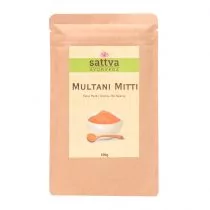 Sattva Glinka kosmetyczna do twarzy multani mitti 100 g - Maseczki do twarzy - miniaturka - grafika 1