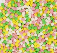 Dodatki do ciast w proszku - POSYPKA CUKROWA kolorowe kwiatki kwiatuszki mini - 20g - miniaturka - grafika 1