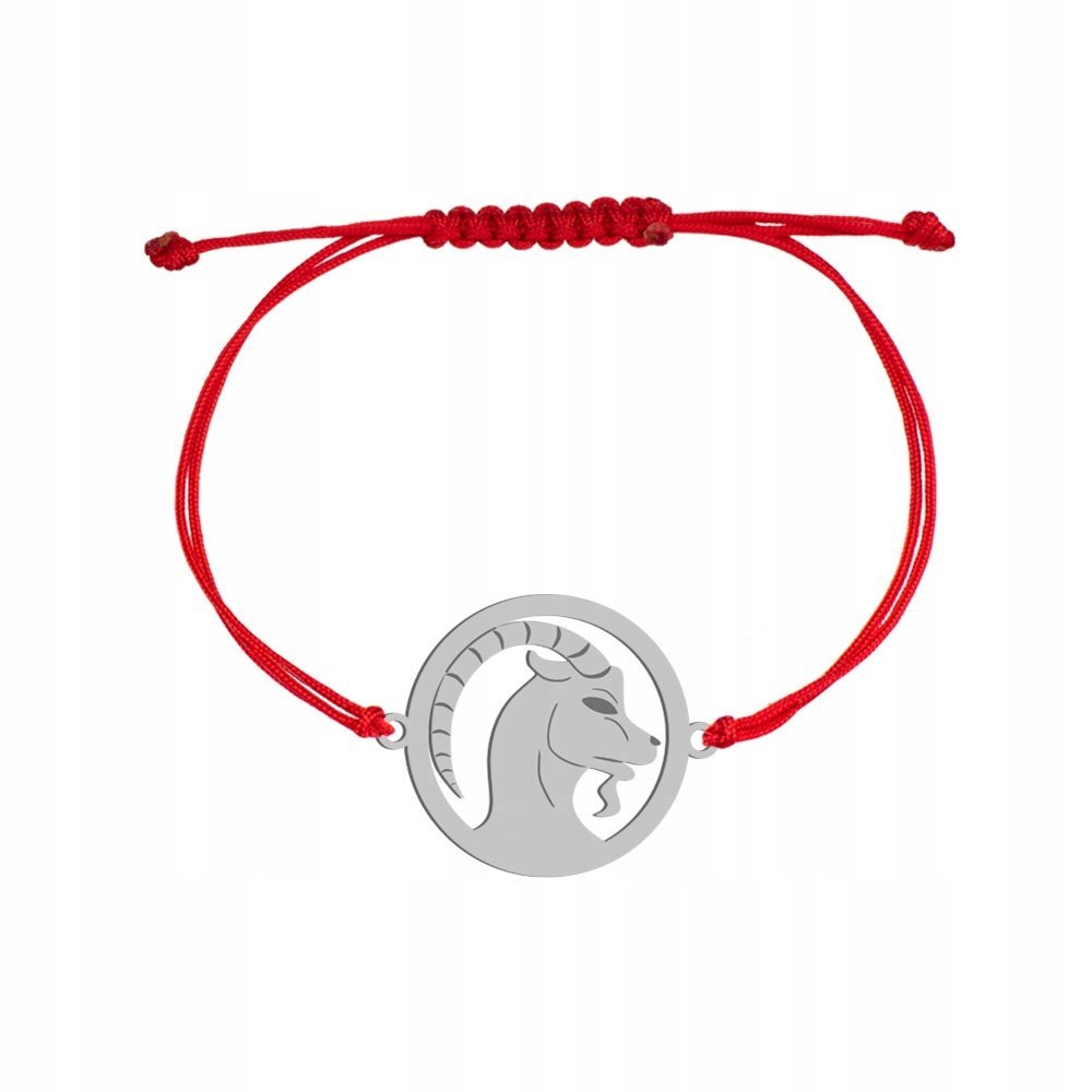 Srebrna Bransoletka Znak Zodiaku KOZIOROŻEC GRAWER