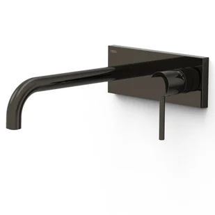 Element natynkowy baterii umywalkowej podtynkowej z długą wylewką Tres Study czarny 26230032KM - Baterie umywalkowe - miniaturka - grafika 1