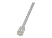 Kable miedziane - LOGILINK CF2081U LOGILINK Płaski Patch cord U/UTP kat.6, biały 7,5m - miniaturka - grafika 1