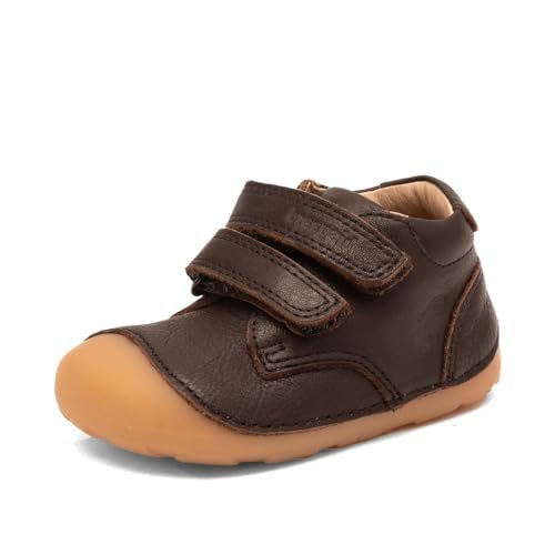 Bisgaard Buty dziecięce Carter First Walker Unisex, ciemnobrązowy, 23 EU
