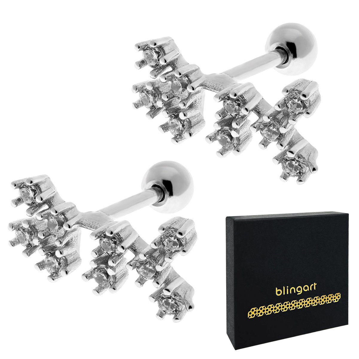 Kolczyki srebrne znak zodiaku STRZELEC srebro 925