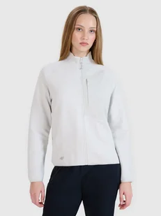 4F Bluza dresowa rozpinana bez kaptura damska - szara M - Bluzy damskie 4F Bluza dresowa rozpinana bez kaptura damska - szara M - Bluzy damskie - miniaturka - grafika 1