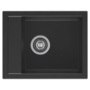 AXIS Zlewozmywak Cali 48 x 39 cm z syfonem czarny - Zlewozmywaki - miniaturka - grafika 1