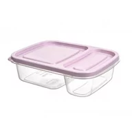 Pojemniki kuchenne - Orion Pojemnik DZIELONY do żywności, 2-częściowy, lunchbox, 0,75L 127122 - miniaturka - grafika 1