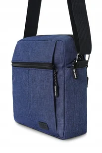 Miejska torba męska na ramię saszetka na pasku granatowa Pako Jeans - Torby męskie - miniaturka - grafika 1