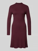 Sukienki - Sukienka lekko rozkloszowana z dzianiny z mieszanki wiskozy model ‘NANCY’ - miniaturka - grafika 1