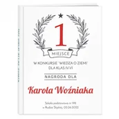 Atlasy i mapy - Atlas geograficzny z nadrukiem dla chłopca jako nagroda w konkursie - miniaturka - grafika 1