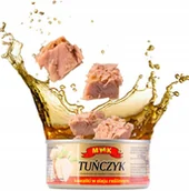 Konserwy i dania rybne - MK Konserwa Tuńczyk Kawałki 170G W OLEJU ROŚLINNYM SMACZNE TRADYCYJNE OMEGA - miniaturka - grafika 1