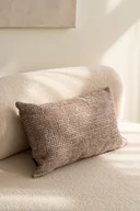 Poduszki dekoracyjne - Teli różowo-beżowa poduszka dekoracyjna 50x30 - miniaturka - grafika 1