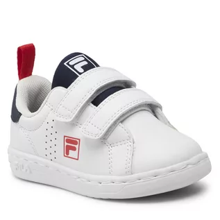 Buty dla chłopców - Sneakersy FILA - Crosscourt 2 Nt Velcro Tdl FFK0010.13072 White Fila/Navy/Fila Red - grafika 1