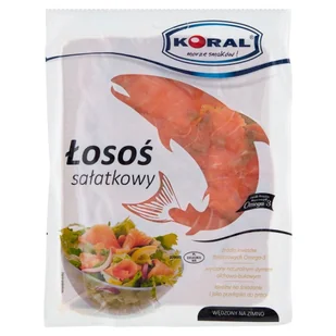 Koral Łosoś sałatkowy 200 g - Ryby wędzone - miniaturka - grafika 1
