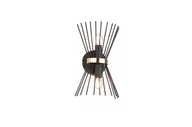 Lampy ścienne - Rod kinkiet 2xE14 czarny/złoty R21532080 - miniaturka - grafika 1