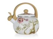 Czajniki na gaz - Czajnik emaliowany Paris róże elegancki 2,2l - miniaturka - grafika 1