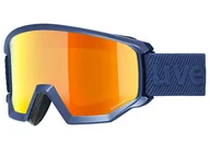 Gogle narciarskie - Gogle Uvex Athletic CV Navy M - miniaturka - grafika 1
