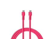 Kable USB - COLORUM kabel USB-C - USB-C 1,8m 3A CK60-CC-02 xMagenta - miniaturka - grafika 1