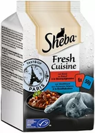 Mokra karma dla kotów - Sheba Fresh Cuisine Taste of Paris (MSC), 6 x 50 g - Wołowina i ryba biała - miniaturka - grafika 1