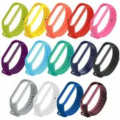 Akcesoria do smartwatchy - Zestaw Opasek Do Smartbandów Opaska Do M6 M7 Silikon Kolor 14 Szt. Xmb-14 - miniaturka - grafika 1