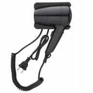 Suszarki do włosów - Suszarka do włosów hotelowa wisząca 1200 W czarna - miniaturka - grafika 1