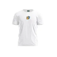 Koszulki męskie - Bona Basics, Męski T-shirt z cyfrowym nadrukiem,% 100 bawełna, biały, na co dzień, męski top, rozmiar: L, biały, L - miniaturka - grafika 1