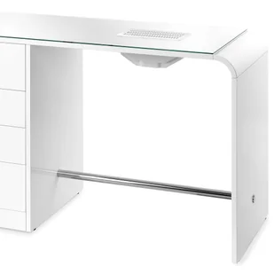 VERDI Biurko podwójne Nailbar Pochłaniacz Pyłu: Z Pochłaniaczem - Meble kosmetyczne - miniaturka - grafika 2