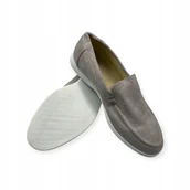 Mokasyny męskie - Mokasyny męskie zamszowe Old Money 44 - miniaturka - grafika 1