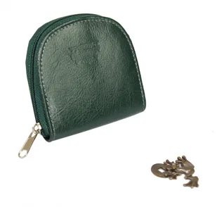 Podkówka Półokrągła Kominek 2w1 Skóra Naturalna ELKOR (PL) Średnia - Portfele - miniaturka - grafika 12