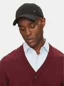 Czapki męskie - Tommy Hilfiger Czapka z daszkiem Corp Flannel AM0AM13164 Czarny - miniaturka - grafika 1