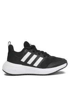adidas Sneakersy Fortarun 2.0 Cloudfoam Sport Running Lace Shoes ID2360 Czarny - Buty dla dziewczynek - miniaturka - grafika 1