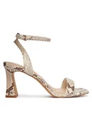 Sandały damskie - Aldo Sandały Austorai 14190558 Écru - miniaturka - grafika 1