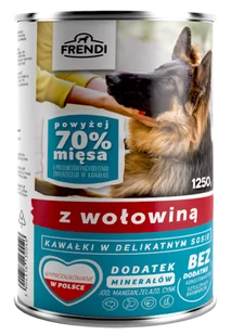Frendi kawałki w delikatnym sosie z wołowiną 1250g - Mokra karma dla kotów - miniaturka - grafika 1