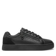 Sneakersy męskie - Sneakersy Calvin Klein Jeans Classic Cupsole Zip Low In YM0YM01254 Czarny - miniaturka - grafika 1
