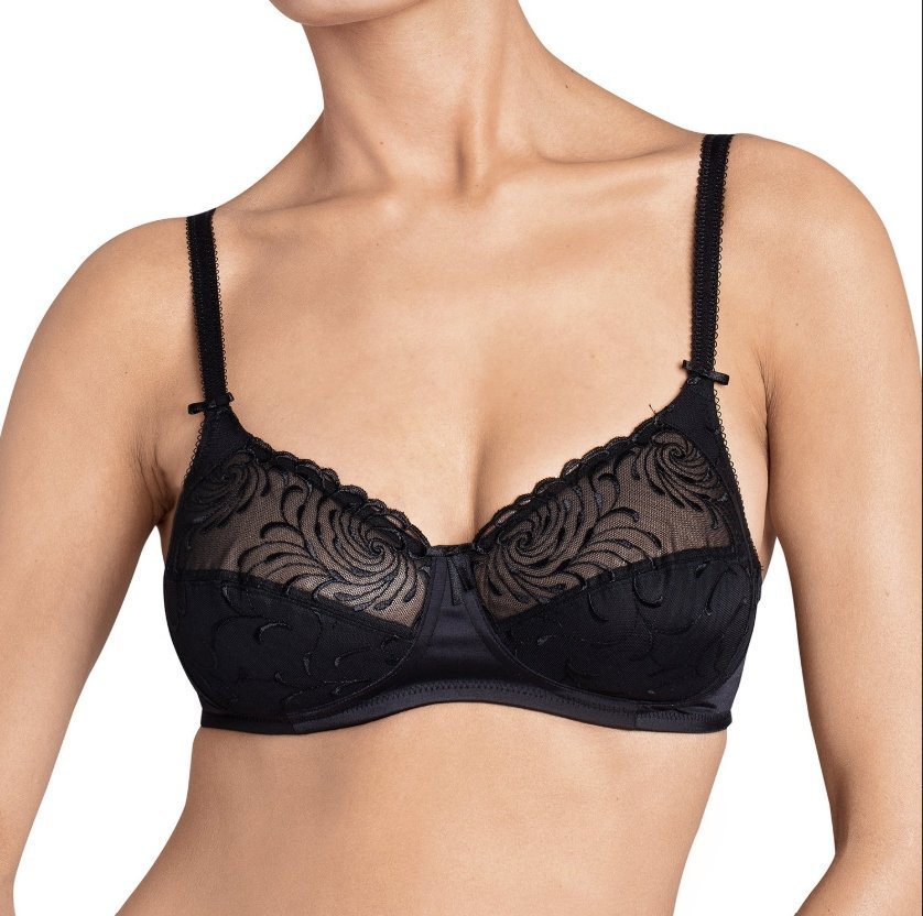 Triumph czarny biustonosz miękki bez fiszbin Modern Splendour N r. 85B