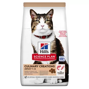 Hill's Science Plan Adult Culinary Creations, łosoś i marchew - 2 x 10 kg - Sucha karma dla kotów - miniaturka - grafika 1