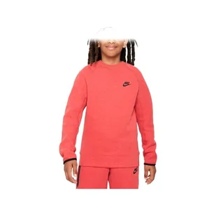 Nike Bluza chłopięca B NSW Tech FLC Crew - Bluzy dla chłopców - miniaturka - grafika 1