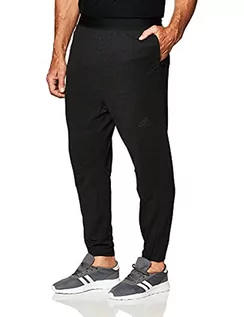Spodenki męskie - adidas Męskie spodnie City Fleece, czarny, XS - grafika 1