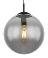 Lampy sufitowe - Globo Joel 1582S lampa wisząca zwis 1x60W E27 dymiona/czarna - miniaturka - grafika 1