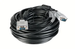 Equip Kabel do monitora HD15 męskie - męskie HQ15M EKRAN+FERRYT BLACK KABEQUMON0003 [449965] - Kable komputerowe i do monitorów - miniaturka - grafika 3