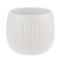 Donice - Osłonka ceramiczna 12 cm SONYA 26826 biały - miniaturka - grafika 1