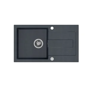 STEINER Zlew CHRISTIAN 111 czarny HCQC7845CZK - Zlewozmywaki - miniaturka - grafika 1